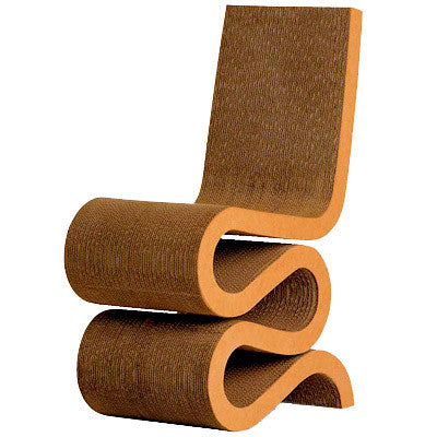 Modern Design Cardboard Wiggle Chair